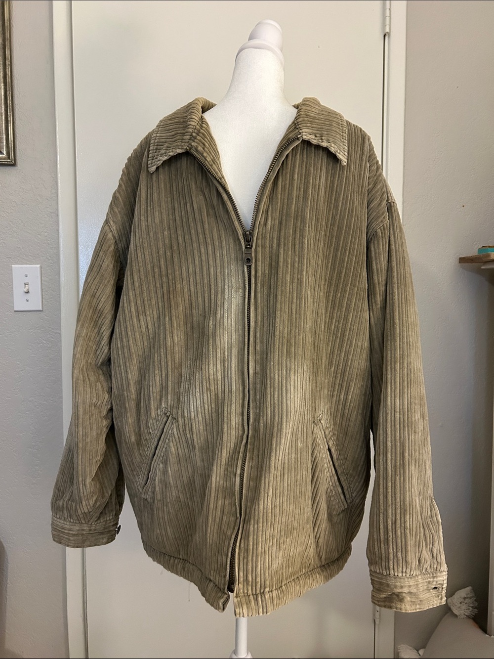 PROTEST vintage Sherpa lined jacket